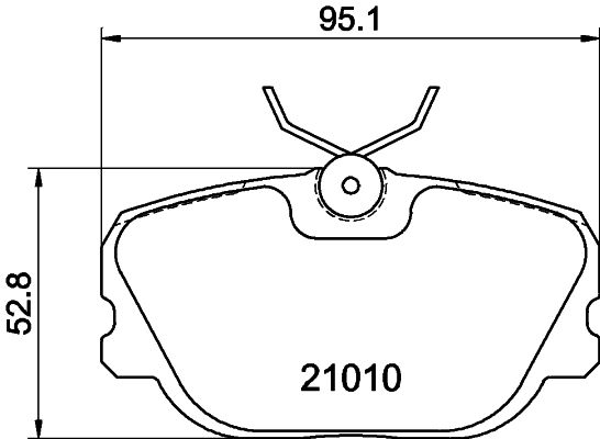 HELLA PAGID 8DB 355 017-941 Brake Pad Set, disc brake