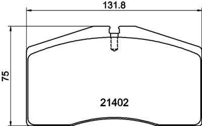 Brake Pad Set, disc brake HELLA PAGID 8DB 355 018-301
