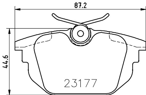 HELLA PAGID 8DB 355 018-371 Brake Pad Set, disc brake