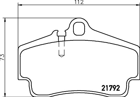 HELLA PAGID 8DB 355 018-481 Brake Pad Set, disc brake