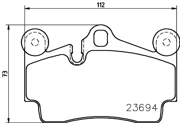 HELLA PAGID 8DB 355 018-711 Brake Pad Set, disc brake