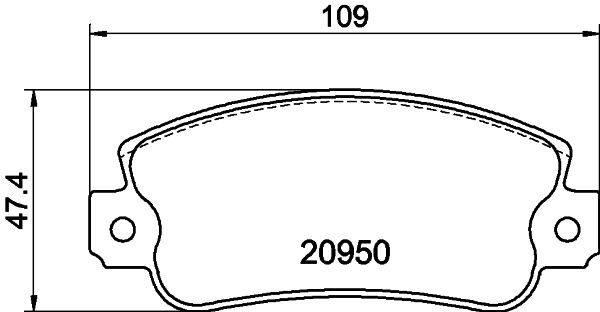 HELLA PAGID 8DB 355 018-991 Brake Pad Set, disc brake