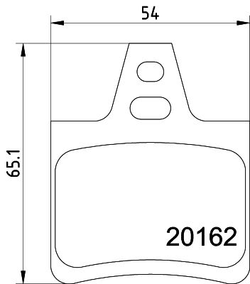 Brake Pad Set, disc brake HELLA PAGID 8DB 355 019-011