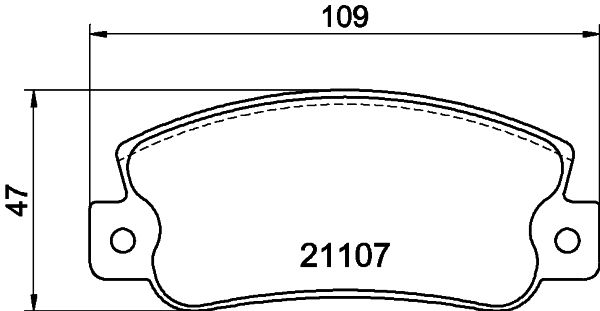 HELLA PAGID 8DB 355 019-061 Brake Pad Set, disc brake