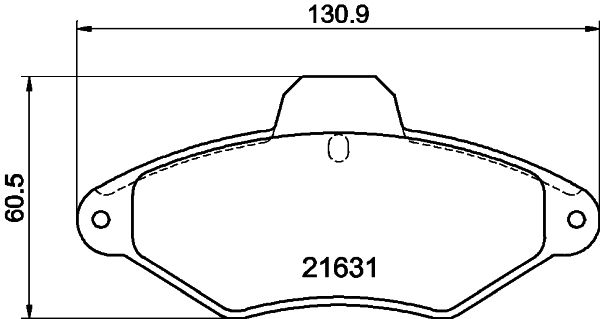 HELLA PAGID 8DB 355 019-201 Brake Pad Set, disc brake