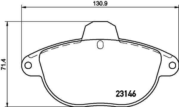 HELLA PAGID 8DB 355 019-281 Brake Pad Set, disc brake