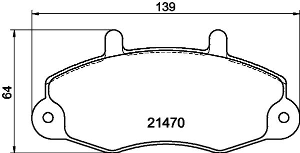 HELLA PAGID 8DB 355 019-371 Brake Pad Set, disc brake