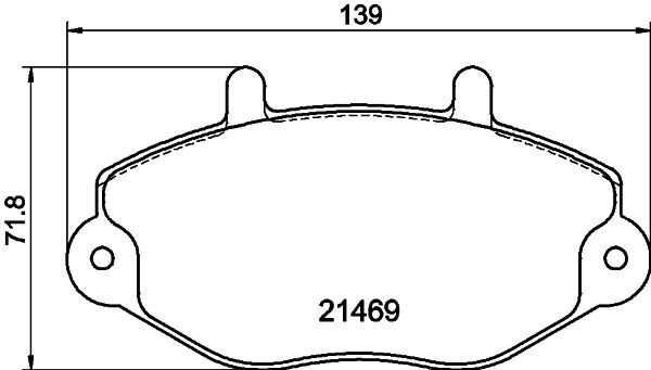 HELLA PAGID 8DB 355 019-381 Brake Pad Set, disc brake