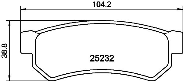 HELLA PAGID 8DB 355 019-591 Brake Pad Set, disc brake