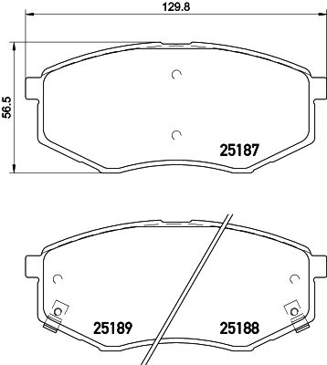 HELLA PAGID 8DB 355 019-791 Brake Pad Set, disc brake