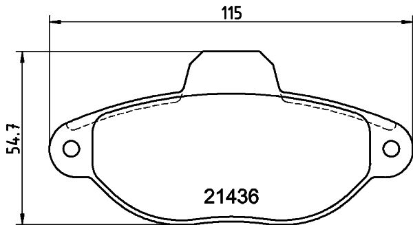 HELLA PAGID 8DB 355 019-931 Brake Pad Set, disc brake