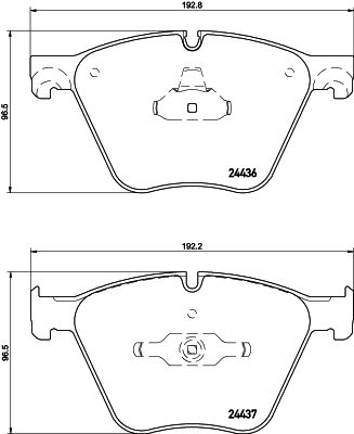 Brake Pad Set, disc brake HELLA PAGID 8DB 355 020-121