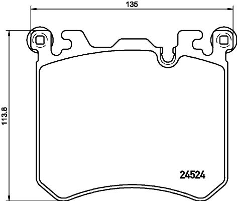 HELLA PAGID 8DB 355 020-431 Brake Pad Set, disc brake