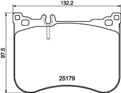 Brake Pad Set, disc brake HELLA PAGID 8DB 355 020-581
