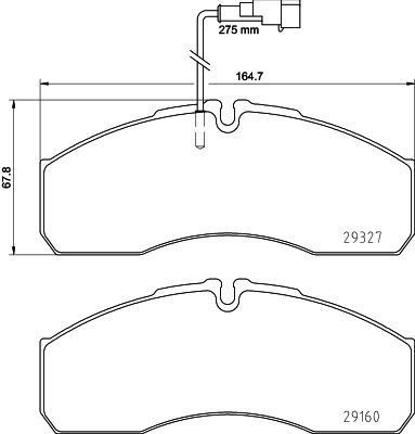 HELLA PAGID 8DB 355 020-711 Brake Pad Set, disc brake