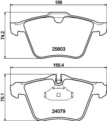 HELLA PAGID 8DB 355 020-921 Brake Pad Set, disc brake