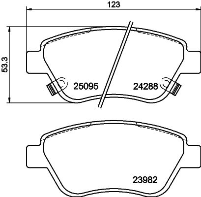 HELLA PAGID 8DB 355 021-131 Brake Pad Set, disc brake