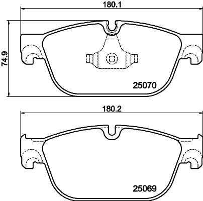 HELLA PAGID 8DB 355 021-141 Brake Pad Set, disc brake