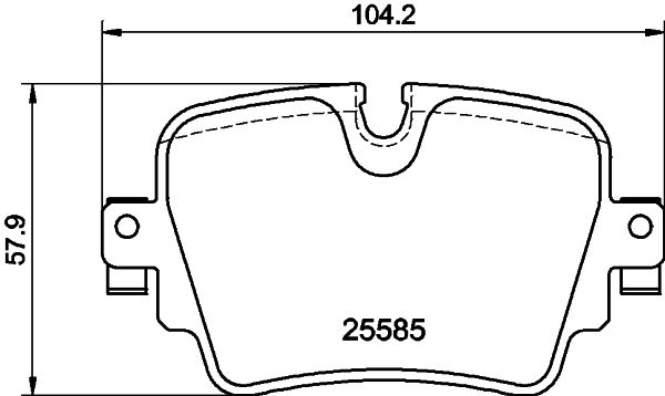HELLA PAGID 8DB 355 021-161 Brake Pad Set, disc brake