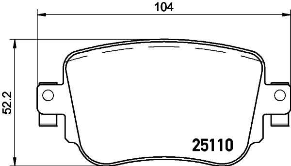 HELLA PAGID 8DB 355 021-291 Brake Pad Set, disc brake