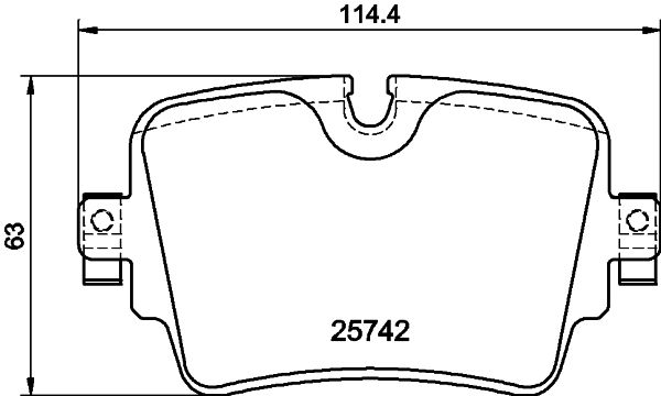 HELLA PAGID 8DB 355 021-391 Brake Pad Set, disc brake