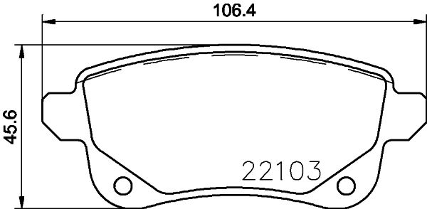 HELLA PAGID 8DB 355 023-211 Brake Pad Set, disc brake