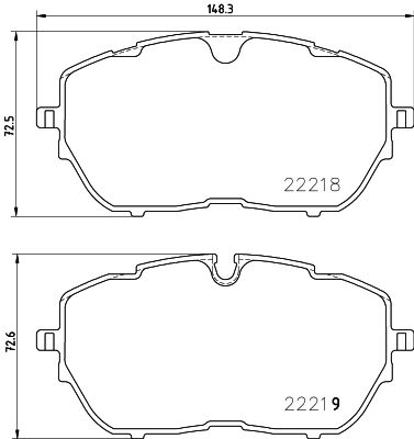HELLA PAGID 8DB 355 024-731 Brake Pad Set, disc brake
