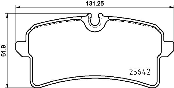 HELLA PAGID 8DB 355 025-571 Brake Pad Set, disc brake