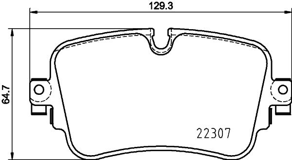 HELLA PAGID 8DB 355 025-681 Brake Pad Set, disc brake