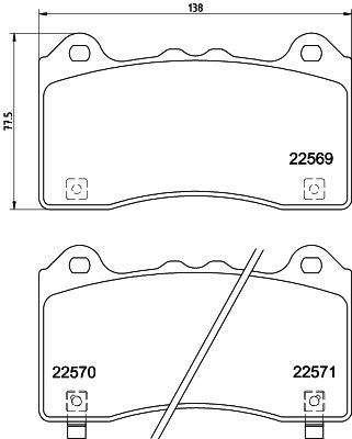 Brake Pad Set, disc brake HELLA PAGID 8DB 355 025-831