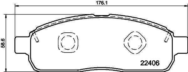 HELLA PAGID 8DB 355 025-921 Brake Pad Set, disc brake