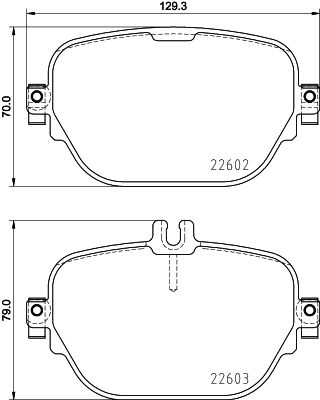 Brake Pad Set, disc brake HELLA PAGID 8DB 355 031-711