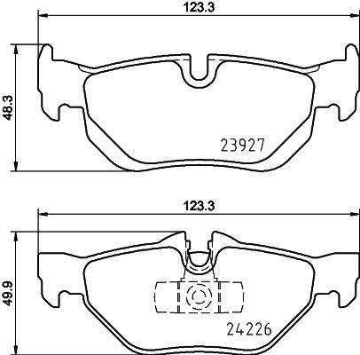 HELLA PAGID 8DB 355 031-781 Brake Pad Set, disc brake