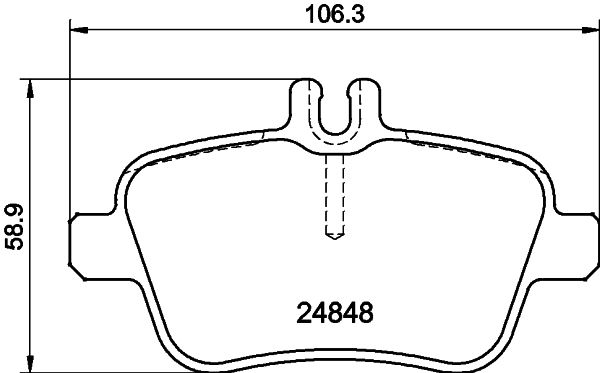 HELLA PAGID 8DB 355 032-061 Brake Pad Set, disc brake