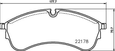Brake Pad Set, disc brake HELLA PAGID 8DB 355 032-931