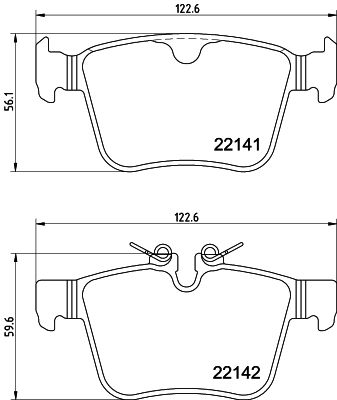 HELLA PAGID 8DB 355 037-931 Brake Pad Set, disc brake