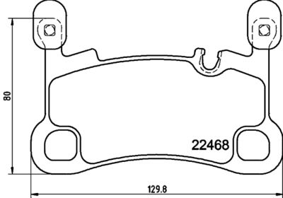 Brake Pad Set, disc brake HELLA PAGID 8DB 355 039-111
