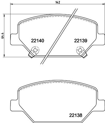 HELLA PAGID 8DB 355 039-121 Brake Pad Set, disc brake