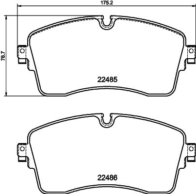 HELLA PAGID 8DB 355 039-281 Brake Pad Set, disc brake
