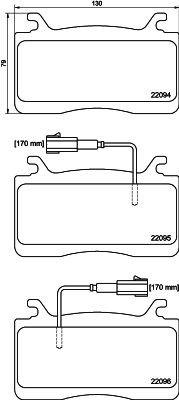 HELLA PAGID 8DB 355 039-301 Brake Pad Set, disc brake