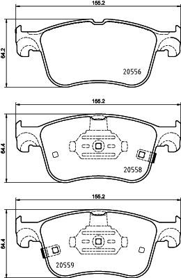 HELLA PAGID 8DB 355 039-421 Brake Pad Set, disc brake