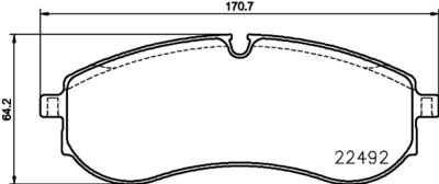 Brake Pad Set, disc brake HELLA PAGID 8DB 355 039-531