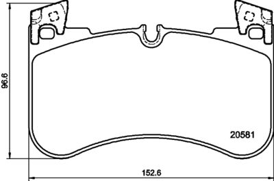 Brake Pad Set, disc brake HELLA PAGID 8DB 355 039-881