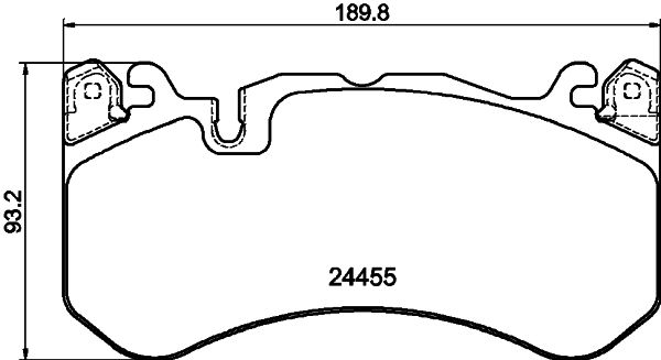 HELLA PAGID 8DB 355 039-931 Brake Pad Set, disc brake