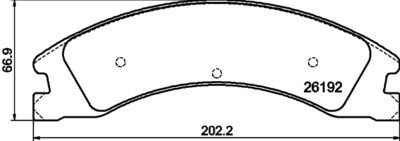 Brake Pad Set, disc brake HELLA PAGID 8DB 355 040-291