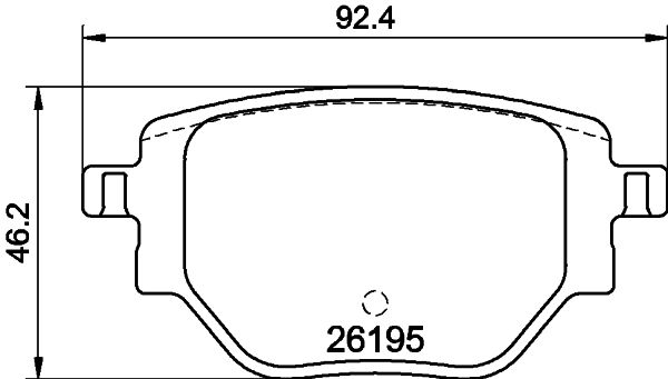 HELLA PAGID 8DB 355 040-321 Brake Pad Set, disc brake