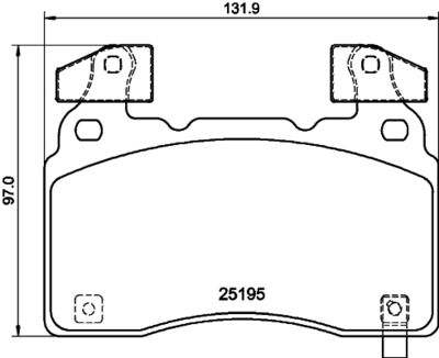 Brake Pad Set, disc brake HELLA PAGID 8DB 355 040-471
