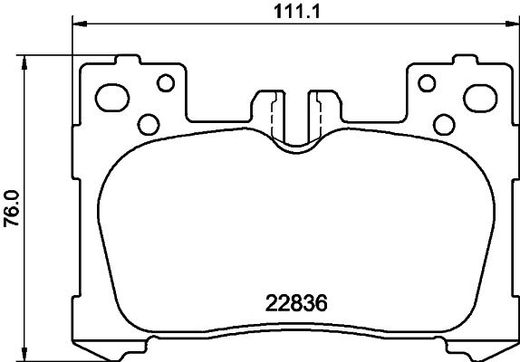HELLA PAGID 8DB 355 040-741 Brake Pad Set, disc brake