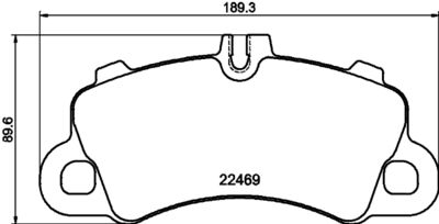 Brake Pad Set, disc brake HELLA PAGID 8DB 355 040-761