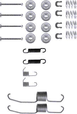 Accessory Kit, brake shoes HELLA PAGID 8DZ 355 200-041